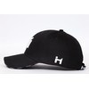 HYNLI The Original Black Baseball Cap - 100% Cotton, Unisex,