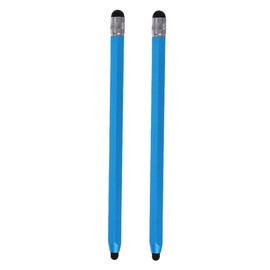 TEHAUX 2 Pcs Dual Head Capacitive Touch Screen Stylus Pen with Replaceable Tips Portable Graphite Screen Pen for Tablets Smartphones Enhanced Precision Touch Control