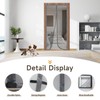 Magnetic Door Screen, Durable Reinforced Anti-Tear Mesh Self-Closing Curtain, Heavy