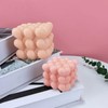 3D Heart Cube Aromatherapy Candle Silicone Mold Food Grade Candle