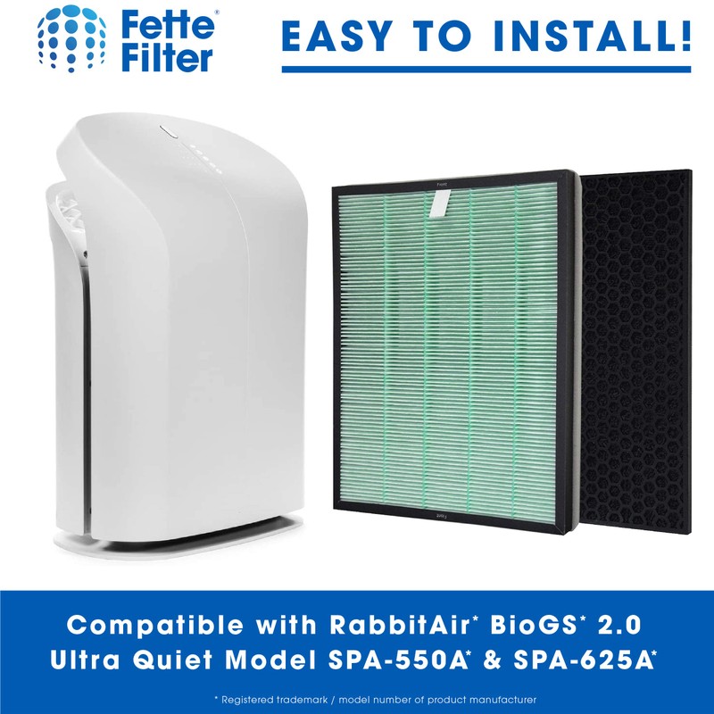 Fette Filter - Air Purifier Replacement Filter Set Compatible with