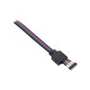 Conector de 4 pines, conector sin soldadura para tira de