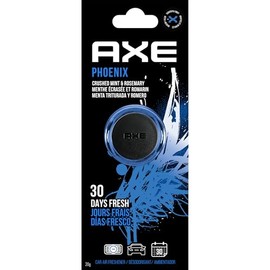 AXE Mini clip de ventilación ambientador, eliminador de olores, purificador de aire proporciona un aroma duradero (PHOENIX)