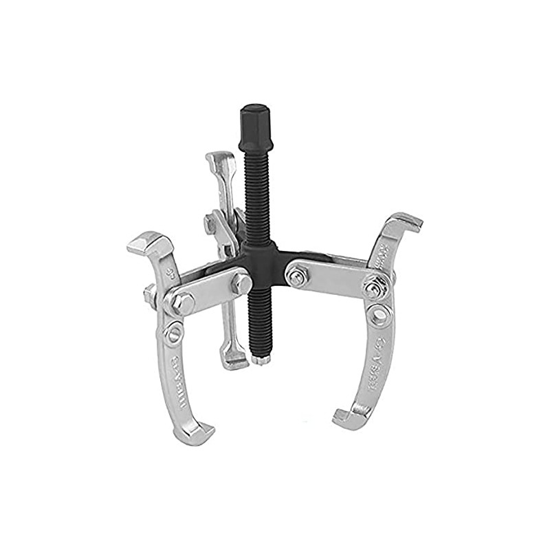 Groz 8-inch 3-Jaw Gear Puller | Forged CV Steel (36033)