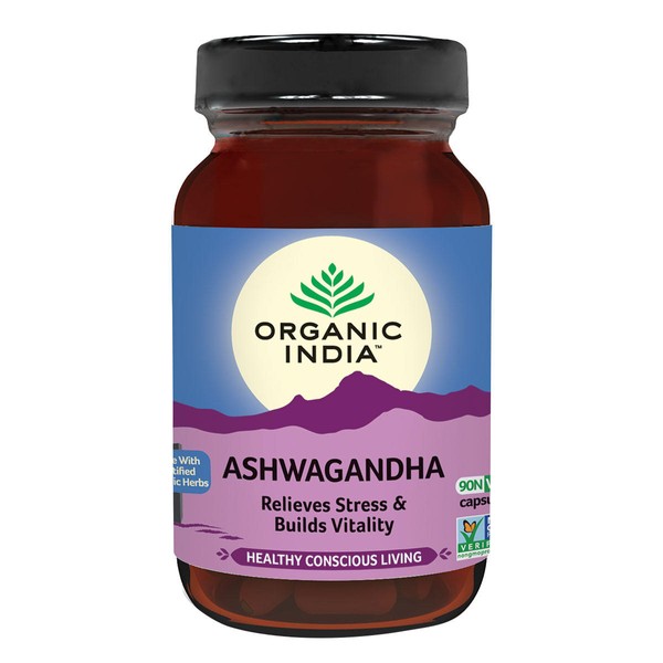 Organic India Ashwagandha - 90 vegecaps
