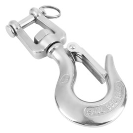 Swivel Load Hook 304 Stainless Steel Swivel Stroke Hook Hanging Latches 650 kg / 1000 kg Load Capacity (650 kg)