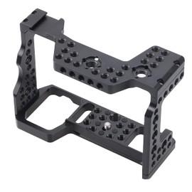 FOTGA Camera Cage Video Film Making Stabiliser Rig Aluminium Alloy with Cold Shoe Shoe and 1/4 Inch 3/8 Inch Screws for Sony A9 / A7RIII / A7III / A7RM3 / A7M3 / A7R3