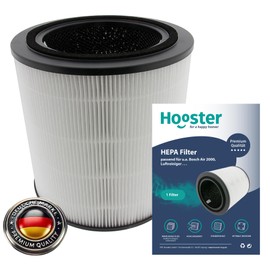 1 Filter Compatible with Bosch Air 2000 Air Purifier, 3-in-1 HEPA / Activated Carbon Filter for Optimal Air Purification