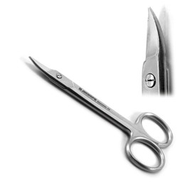 MEDSPO Professional Dental Surgical Medical Dissecting Scissors | Trimming Cutting Nursing Stitch Suture Veterinary | Tissue Surgery Instruments (Bee Bee Crown Scissors Cur)