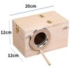 Losxuido Solid Wood Parrot Breeding Box Budgie Wooden Breeding Box