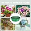 16 Pack Round Floral Foam with Bowls, Green Wet Flower