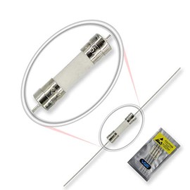 VG_S 5 pcs. T5AH250V, T5A250V AXIAL, Ceramic fuses 5x20mm Lag Axial Lead Fuse, 5 Amp 250V, Slow-Blow