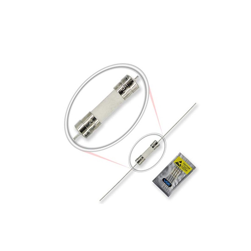 VG_S 5 pcs. T5AH250V, T5A250V AXIAL, Ceramic fuses 5x20mm Lag
