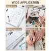 Nicpro 36PCS Blocky Gear Mechanical Pencil Set with Case, Metal