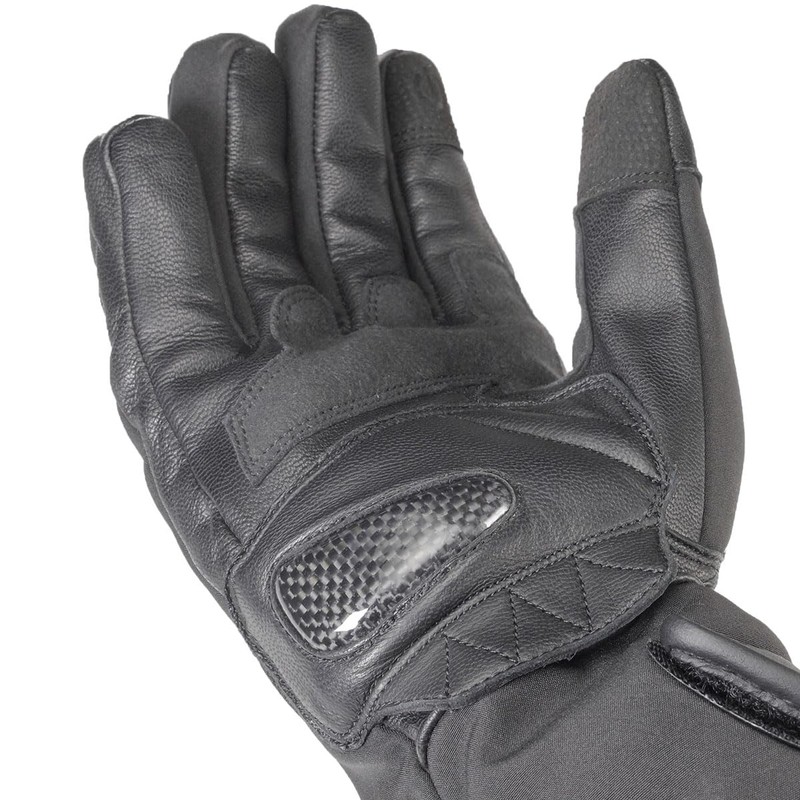 Komine GK-836 1281 Motorcycle Protective Touring Winter Gloves, Black, XL,