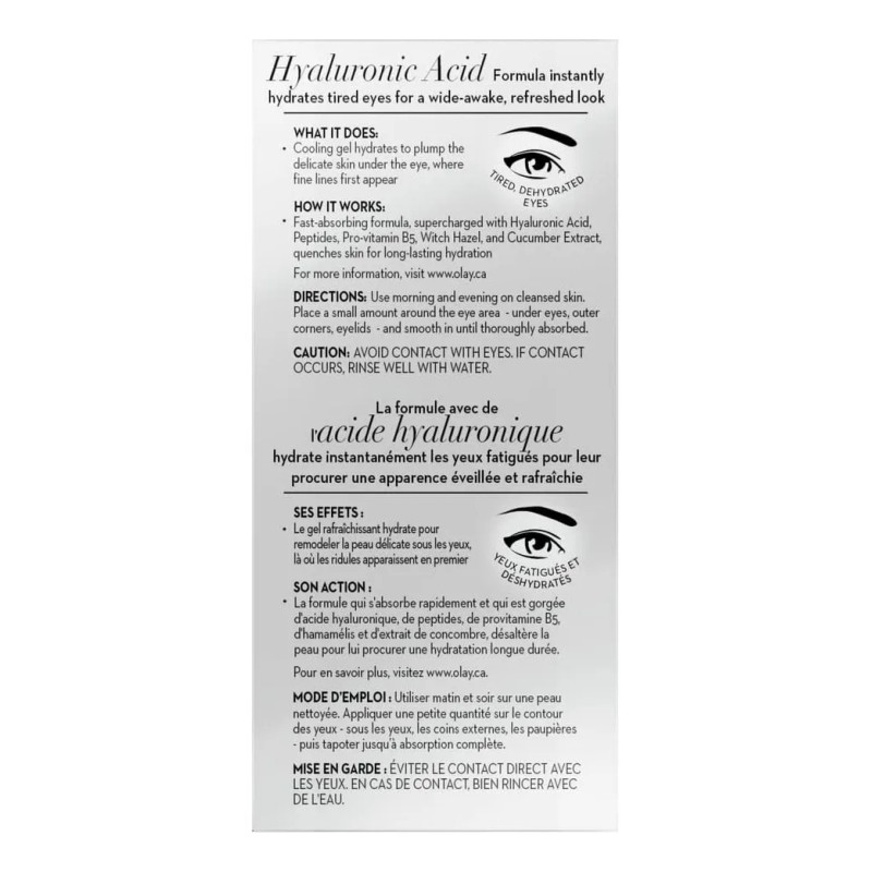 Olay Gel Hidratante Para Ojos 24 Para Ojos 15 Ml