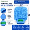 GreenThumb Co Microfibre Car Wash Mitt, Ultra Soft Scratch-Free Wash