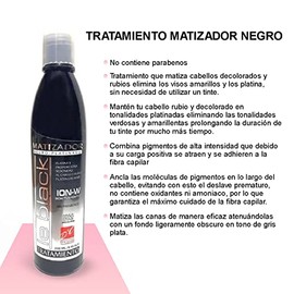 DConde Tratamiento Matizador Le Black DConde para Platinar Cabello Rubio, Pelo Teñido, Matizador de Canas, Proporciona Mayor Brillo y Sedosidad, Sin  