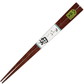 Sunlife H-06541 Men's Chopsticks Adult Long, Thick, 9.3 inches (23.5 cm), Heavy Iron Wood, Natural Wood, Brown