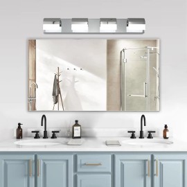 Ready ,Ship From USA, Modern Bathroom Vanity Lighting 4-Light LED Vanity Lights Over Mirror Bath Wall LightingLamp Power(W): 18