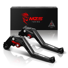 MZS Black Motorcycle Clutch Brake Levers Adjustable Compatible with 749/848/999/1098/1198, Diavel/X, Monster 1100/1200, Multistrada 950/1200/1260, Panigale, Streetfighter 848/1100/V4 SP