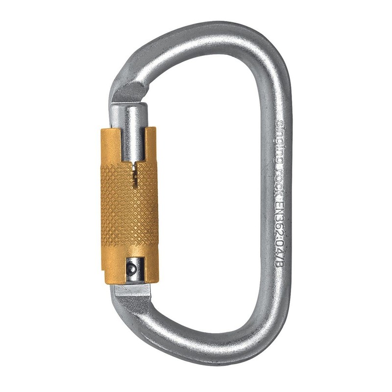 Singing Lock SR0821 Oval Steel Connector Triple Lock 195g