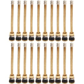 C-HORSE 100 PCS TR574 of 5" Tubeless Tire Truck Valve Stem Brass Clamp-in