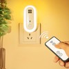 Night Lights Plug Into Wall LED Wall Bedside Lamp with