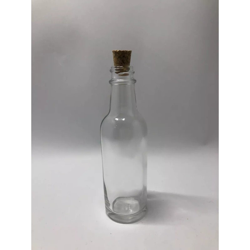 Tequilera Redonda 50 Ml Con Corcho (12pz)