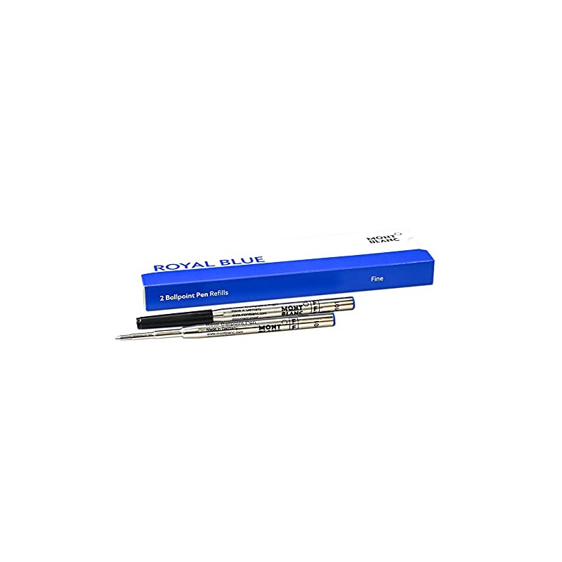 Montblanc 124492 (128213) Ballpoint Pen Refill, F, Fine Point, 2