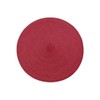 Walton & Co 35cm Red Circular Ribbed Placemat