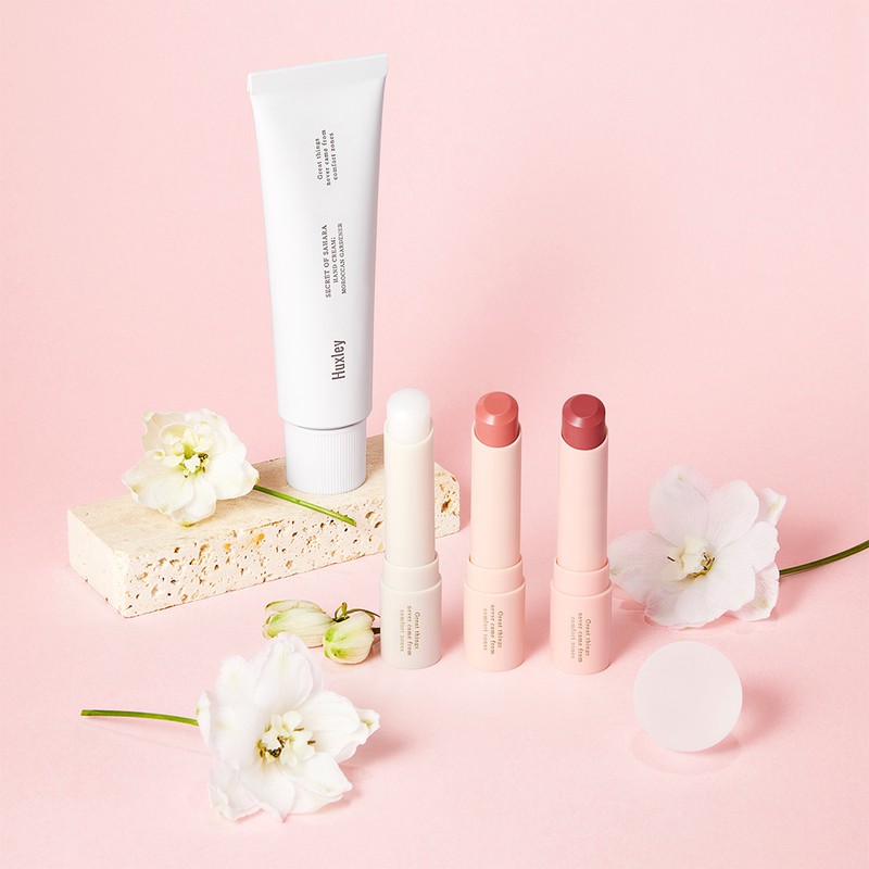 Huxley Perfumed Hand Cream & Lip Balm 2 Types Set