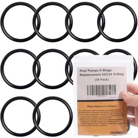 10-Pack Pool Pumps O Rings - Replacement 10134 O-Ring for Intex 1-1/4" Hose Connection - Fits 330, 530, and 1000 GPH Filter Pumps