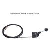 Moofey 3.5m Throttle Cable, Excavator Manual Throttle Cable Kit Replacement,