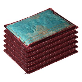 Kuber Industries Resin Saree Cover (Set of 6) - Maroon