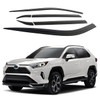 AUTOCLOVER Tape-On Rain Guards Window Visors 6 Pcs Set for