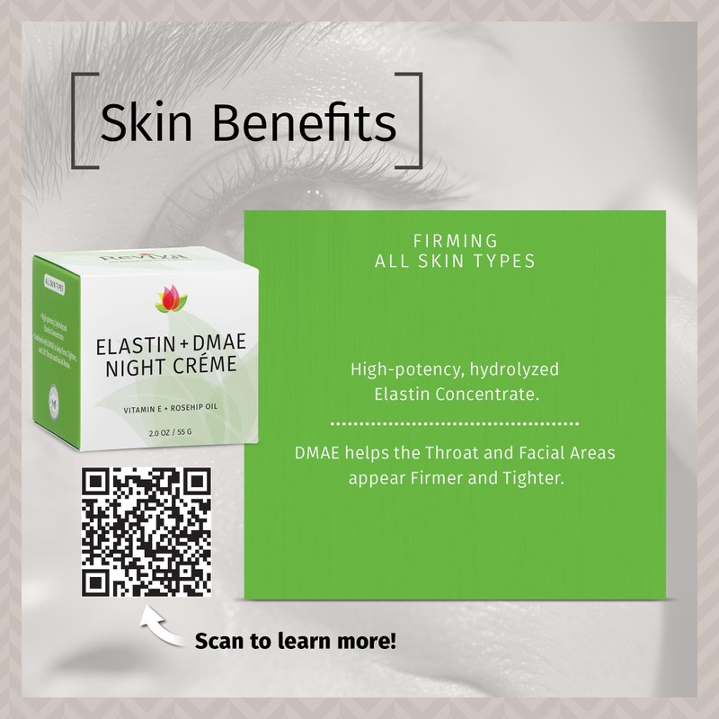 Reviva Labs Elastin and DMAE Cream – Firming Night Cream