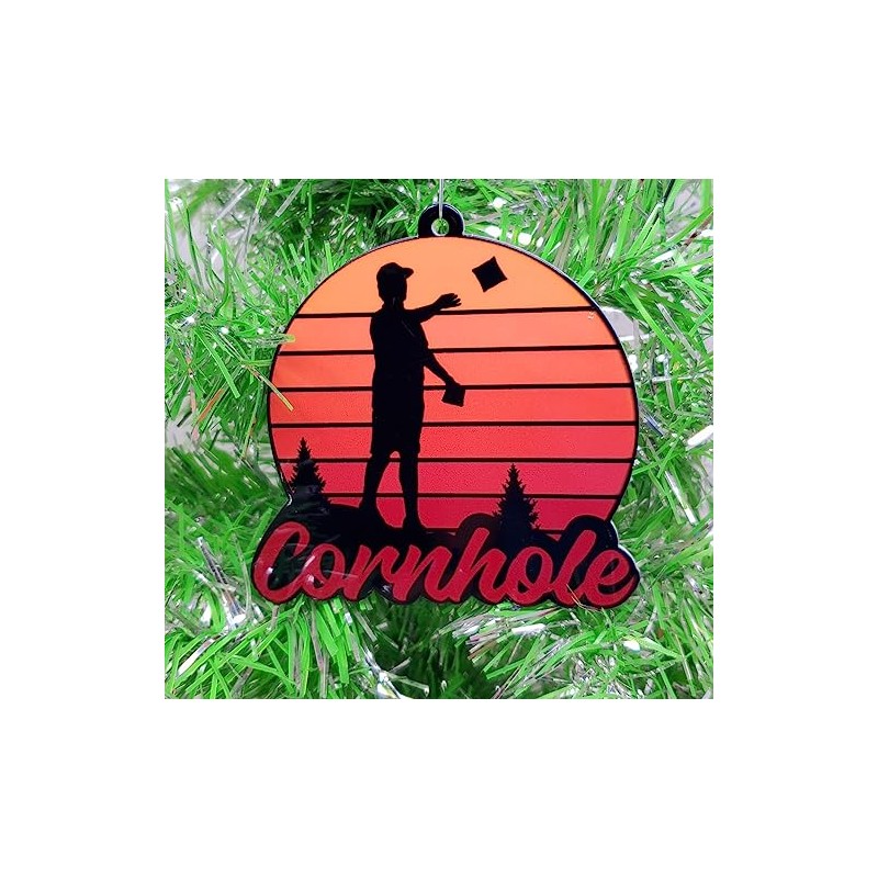 Cornhole Christmas Ornament (C2)