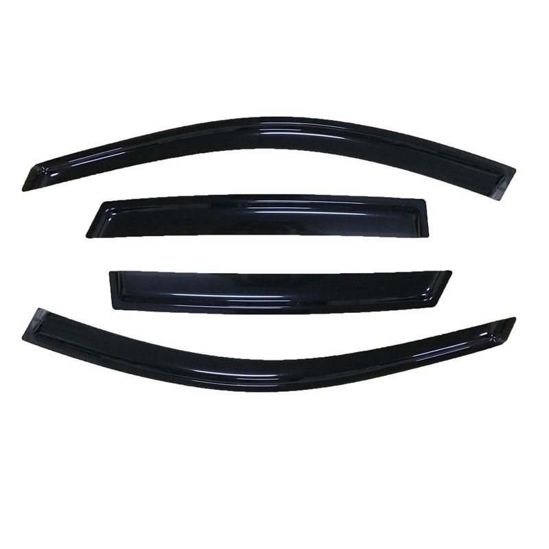 VICOJETOR 94455 Original Side Window Wind Deflector, 4pcs Out-Channel Tape-On