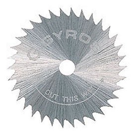 Gyros 81-21015 Saw Blade, Coarse-Teeth 1" Dia. For Dremel Type Tools