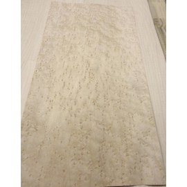 Birdseye Maple Heavy Eye Wood Veneer 10" x 19" raw no Backing 1/42" Thick AAA
