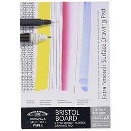 Winsor & Newton A5 Extra Smooth Bristol Board Gummed Pad
