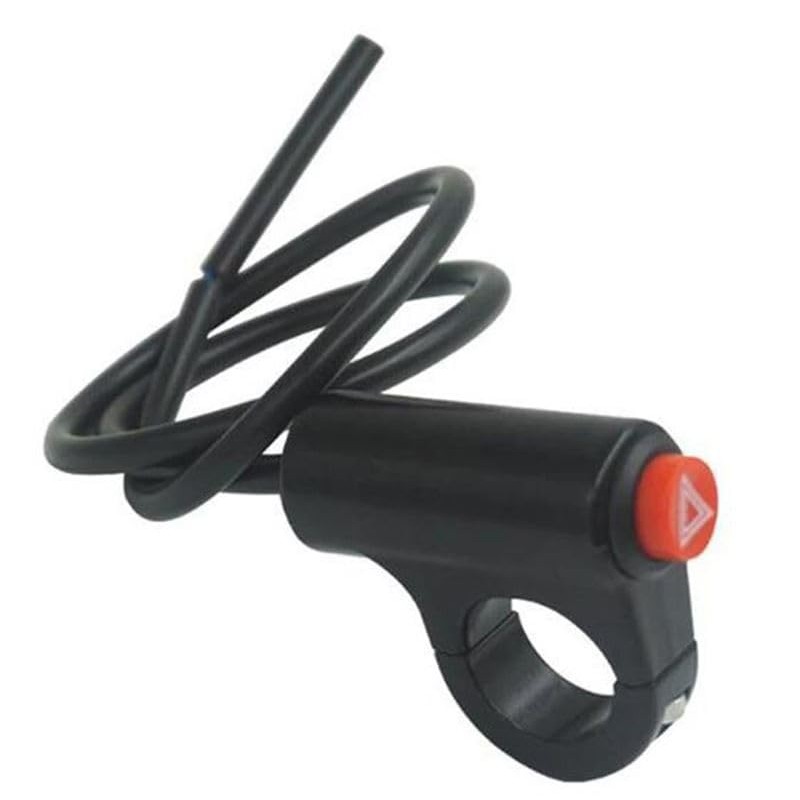 Hazard Light Switch Button Motorbike Quad Flash Warning Emergency Lamp