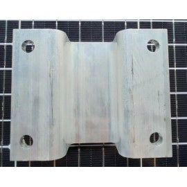 EM Boat Trailer Aluminum Hat Bracket Bow V Guide Channel Bunk Support 2" IW 3/8"