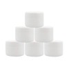 6PCS 250ML/8OZ Refillable Jars Empty White Cosmetic Containers Cases with