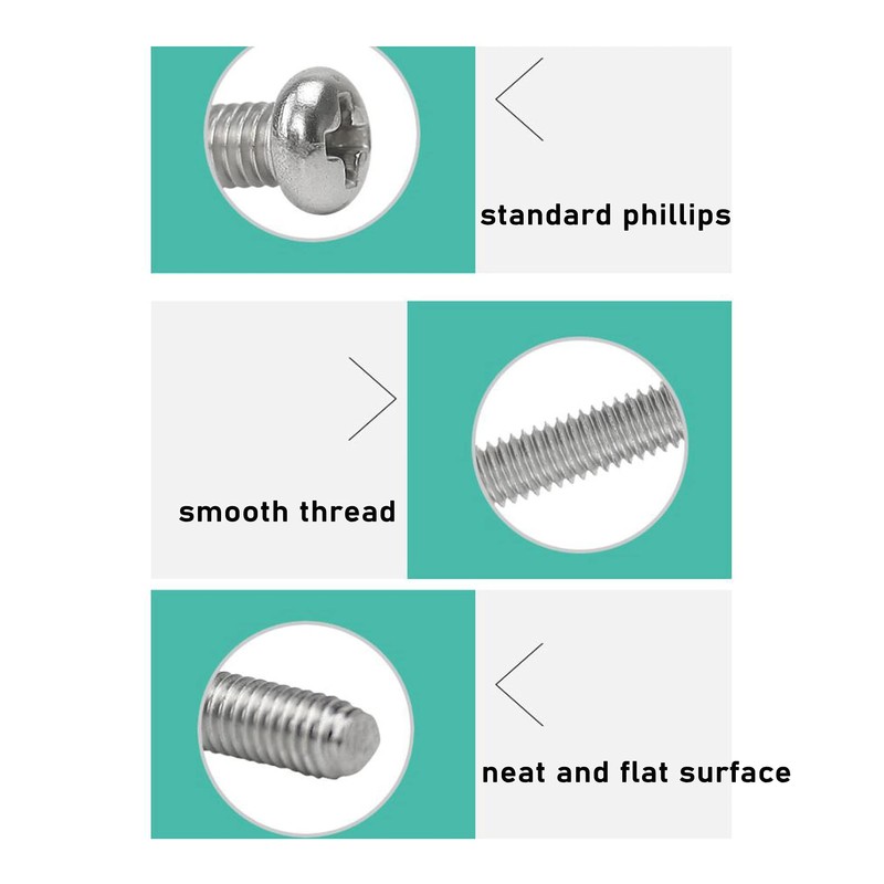 binifiMux 360pcs M3 x 4mm / 6mm / 8mm /
