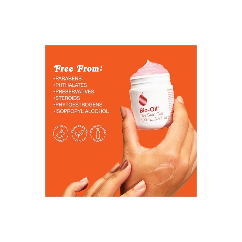 Bio-Oil Gel para piel seca, humectante facial y corporal, hidratación