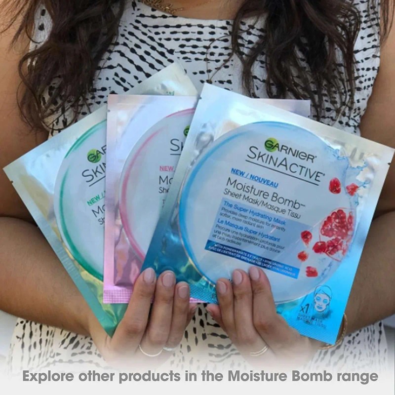 Garnier Skinactive Súper Hidratante Mascarilla Hojas, Hidrat