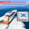 Pyle 2.1 Bluetooth Marine Amplifier Receiver - Waterproof 4 Channel