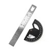 WEITARI Protractor Angle Finder 8-Inch Woodworking Ruler, Adjustable Stainless Steel